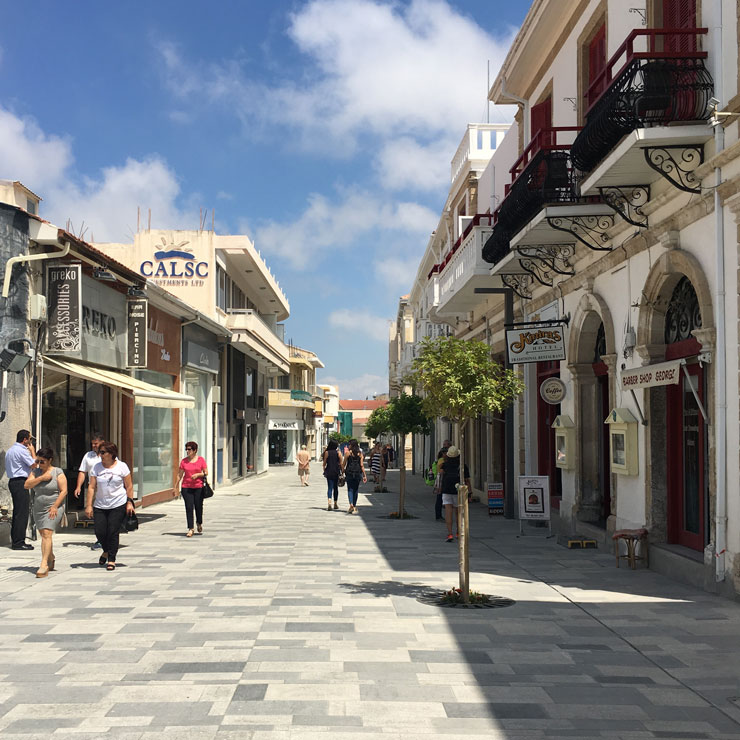 Fußgängerzone Paphos